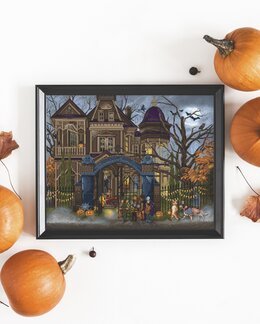 Broderikit Billede Trick or treat - LetiStitch