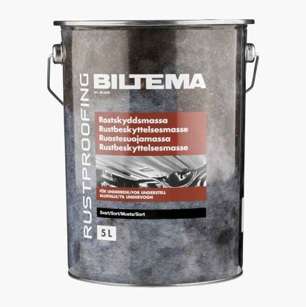 Biltema - Rustbeskyttelsesmasse for understell sort 5 kg