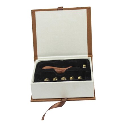 Retro Seglstempel Sæt, Voks med Træhåndtag & , til Bryllupsinvitationer Kortdekoration Gave