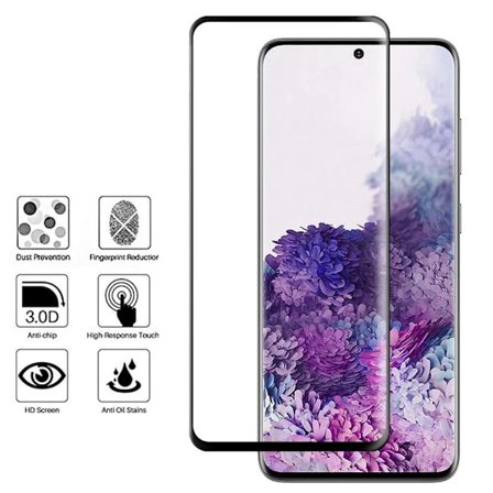 S21 Ultra Skärmskydd FULL-GLUE 0,3mm HD-Clear