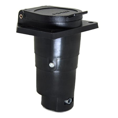 Trailer Stik, 7-polet Rund Trailer Stik 7-vejs Bladstik Adapter Kabling Connector