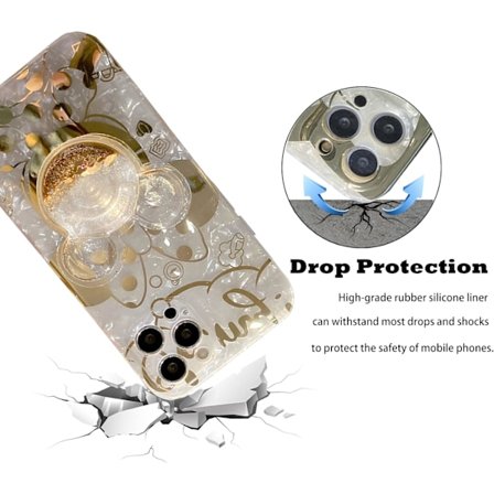 6,7 tum iPhone 15 Pro Max Cartoon-fodral med skärmskydd