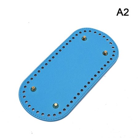 22*10 cm lang bunn for strikket veske Skinnveskebunn Håndlaget B