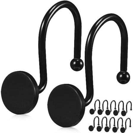 Verhopidikkeet kylpyhuoneverhojen ripustamiseen, suihkuverhon kiinnitys