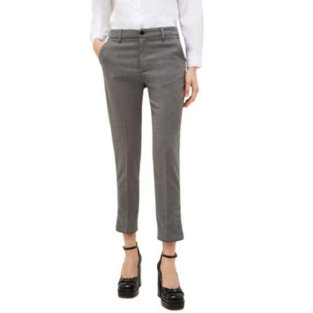 Liu Jo Cropped Broek , Grijs , Dames , Maat: L