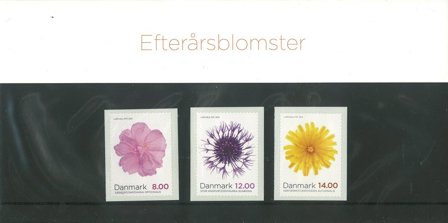 Danmark 2012 - Efterårsblomster - AFA souvenirmappe 103
