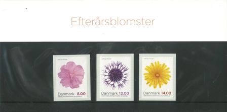 Danmark 2012 - Efterårsblomster - AFA souvenirmappe 103