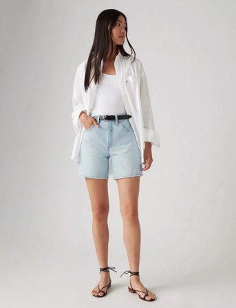 Levi's 501 Mid Thigh Short Lw Make Me - Blue - 25