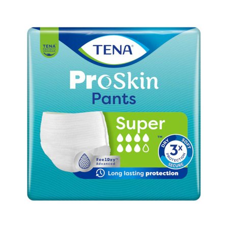 Tena Proskin Pants Super Mutandine Assorbenti Small 12 Pezzi