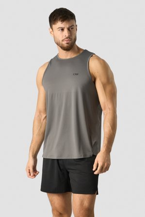 ICANIWILL - Stride Tank top Men Grey - Herre - ICIW