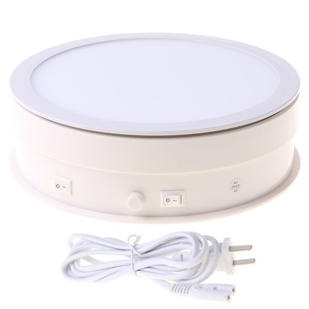 LED-valo pyörivä levysoitin valokuvaus pyörivä näyttöteline pyörivä teline