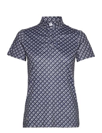 Chelles Ss Polo Shirt T-shirts & Tops Polos Blå Daily Sports*Betinget Tilbud