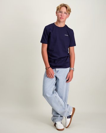 Les Deux Dexter Printed T-shirt Bleu T-shirts Garçon - Kids Brand Store