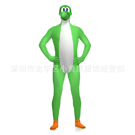 Cosplay Super Mario Bros Bowser Yoshi Maske Jumpsuit Voksen Børn Bodysuit*Kostume #2 Børn S(100) #2 Børn S(100)