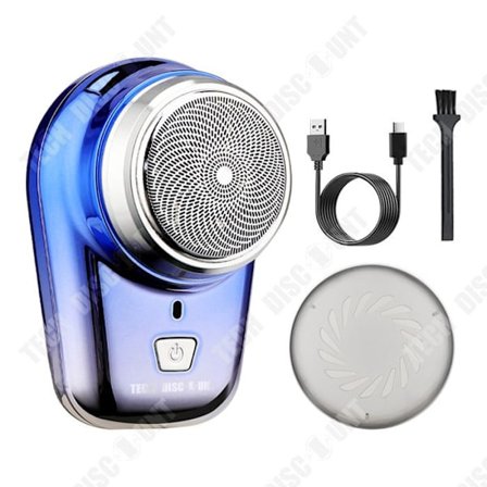 Elektrisk rakhyvel - TECH DISCOUNT - Reserakhyvel - Vattentålighet IPX7 - Uppladdningsbar - Kompakt