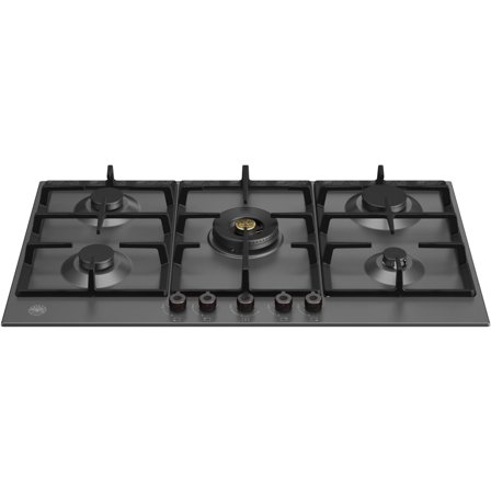 Bertazzoni P905CPRO Professional Gasskomfyr 90 cm, matt svart' - 'Matt sort, pantone process black c