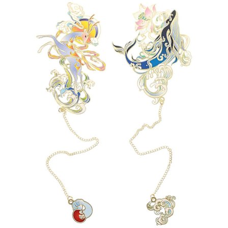 Antika Bokmärken För Läsning Present 8.40X5.00X0.40cm Lässtöd 2-pack[D]