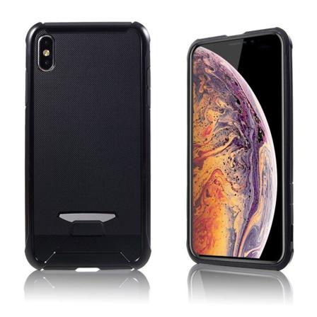 iPhone 9 Plus Pehmeä Muovinen Ontto Takasuoja Kuori Lämpösuojalla - Hopea Black