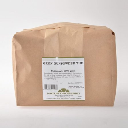 Natur Drogeriet Grøn te (gunpower) 1 kg, Helse & Madvarer, Te, Grøn Te