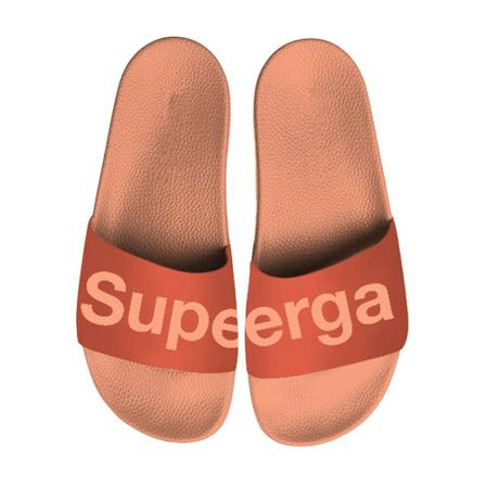 Superga Sliders Polysoft , Oranje , Dames , Maat: 36 EU