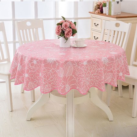 Rund vinylvaxduk spetsduk Vattentät PVC-plast