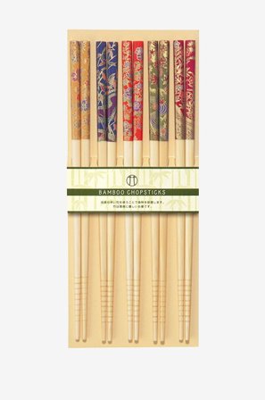 Kawai - Syömäpuikot Kawai 5-pack - Ruskea - Aterimet - - Homeroom