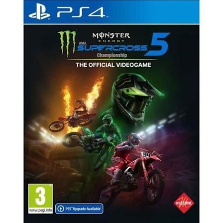 Monster Energy Supercross - Virallinen videopeli 5 PS4 -peli