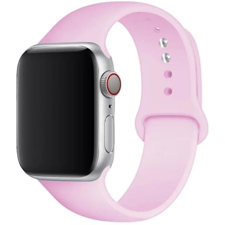 Silikonrem til Apple Watch Band 45mm 44mm 42mm 49mm 41mm 40mm 38mm armbånd iwatch Serie 8 7 9 SE 4 3 5 Ultra 6 Si Pink Sand Si Pink Sand