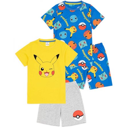 Pokemon Pyjamas för barn (2-pack) 6-7 år
