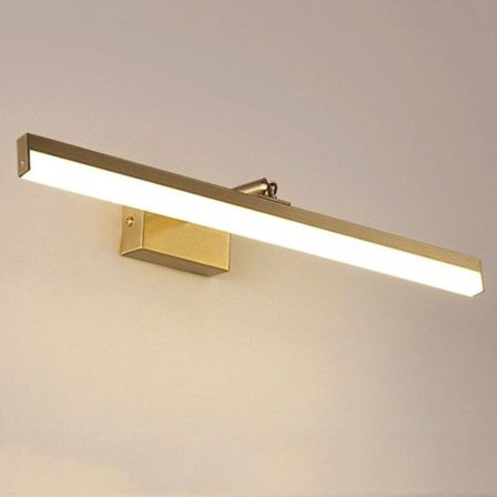 LED-spegellampa badrum, 18W IP44 vattentät 180° rotation badrumslampa vägg