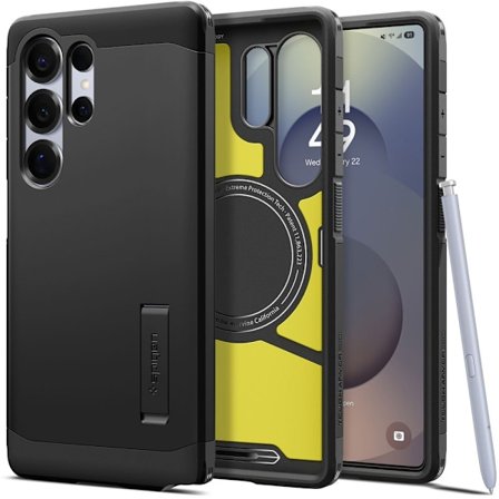 Spigen Galaxy S25 Ultra Skal MagSafe Tough Armor Svart