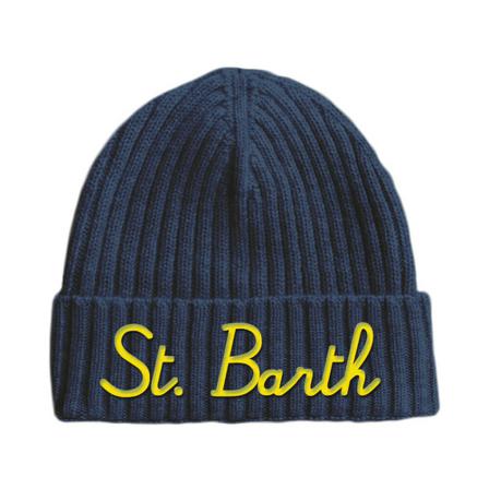 Saint Barth, Beanies Blauw, unisex, Maat:ONE Size