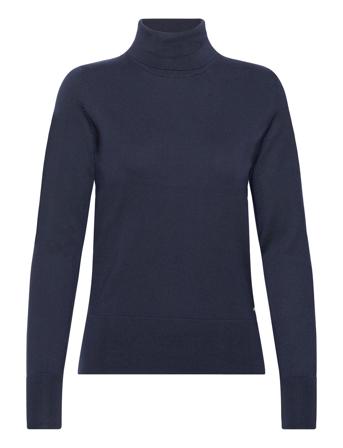 Sweater Taylor Rollerneck Tops Knitwear Turtleneck Navy Lindex
