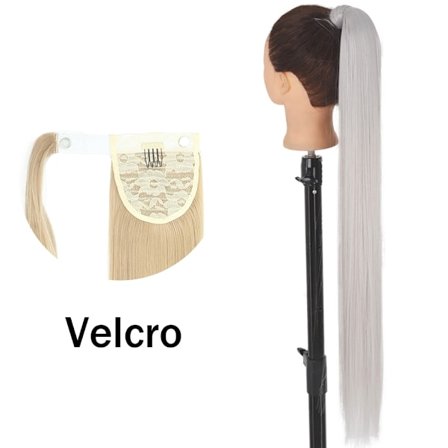 MERISIHAIR 55 85cm synteettinen poninhäntä pitkä suora viini punainen blondi ponipyrstö hiuspidennykset lämmönkestävä kortehiuskorte