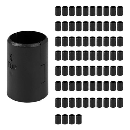 74-pakker Wire Hylleklips Wire Hyllesystem Hyllelås Klips for 1 Tomme Stolpe - Hylse Erstatning - L-WELLNGS