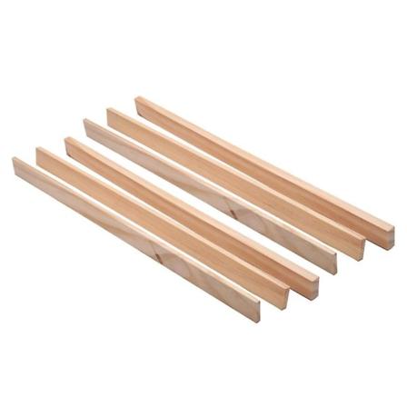 6 stk/sæt Mudderrullende Stick Guide Mudboard Guide Træstrimler Gør-det-selv Keramisk Mudboard Forming Tool Te