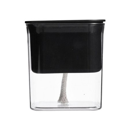 Vannabsorberende plantepotte for innendørs Selvvannende potte Blomsterpotte for kontor og hjem Svart