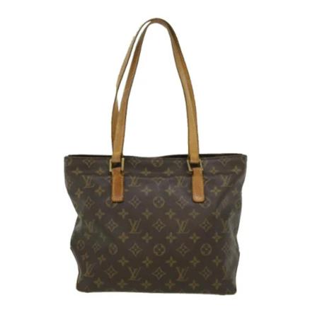 Louis Vuitton Vintage Pre-owned Cabas Piano Monogram Tote Tas , Bruin , Dames , Maat: ONE Size Vintage Tassen