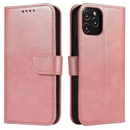 Magnet Etui elegant cover med klap og standerfunktion til Samsung Galaxy A03s (166.5) pink