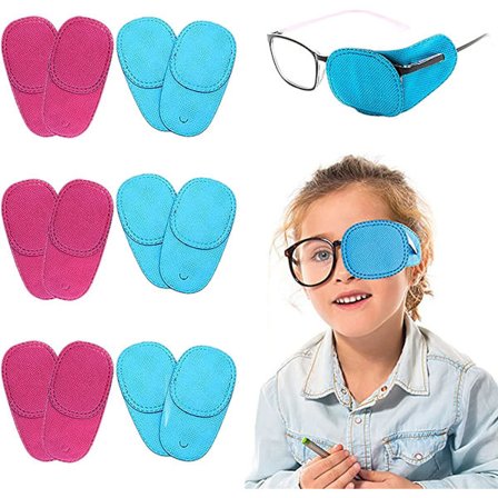 Lat øyeplaster for barn, amblyopi øyeplaster, 12 stk barn øyne