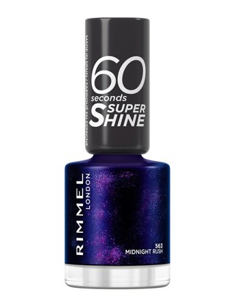 Rimmel Rimmel 60 Seconds Nail Polish 563 Midnight Rush - Purple - 8 ML
