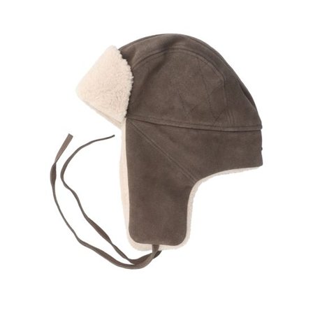 Stetson - Brun trapper Beanie - Bomber Cap Calf Split Brown Trapper @ Hatstore