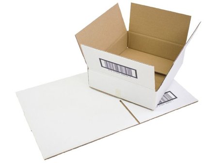 Boxon Wellåda E40 285x225x70mm VIT - Lyreco - Emballage och lagerutrustning - Lådor och well - Welllådor 1-lag - 98-290 mm