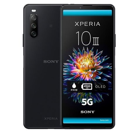 Sony Xperia 10 III XQ-BT52 5G Dual SIM 6GB RAM 128GB - 2 År Garanti Begagnad i Nyskick - Svart