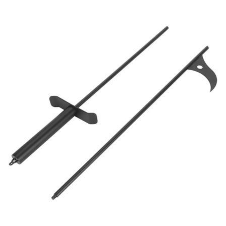 40 tum eldpoker öppen spis poker rostfritt massivt stål eldstad poker för öppen spis camping vedspis inomhus utomhus