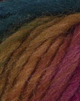 Lanka Naturgarn 50 g Liila/vihreä multi