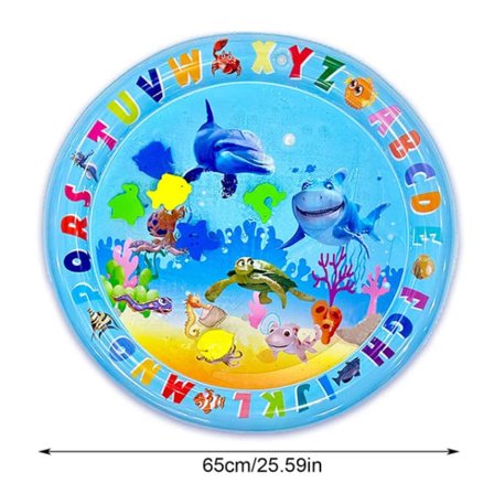 Kat og hund sensorisk vandmåtte legemåtte tyk sensorisk vandlegemåtte kattelegetøj til kedelige indendørs katte interaktive legetøj til katte 65cm