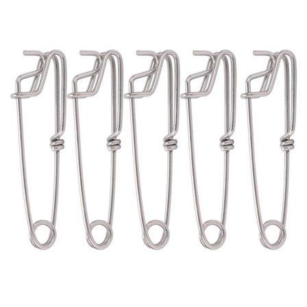 5 stk. Longline-klips Snap Swivel Sjøfiskekontakter Lukket øye Hengende spenne Hurtigpinnverktøy 2,6 cm x 100 mm