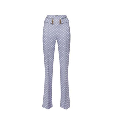 Elisabetta Franchi Pantaloni Pa00521E2-Am2 Blå, Dame Bukser, Størrelse: XS