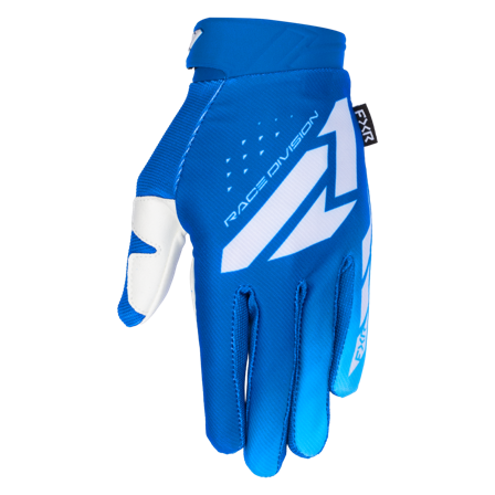 Crosshandschuhe FXR Reflex 26 Blau/Weiß S